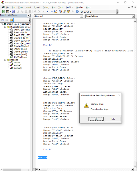 Code Error