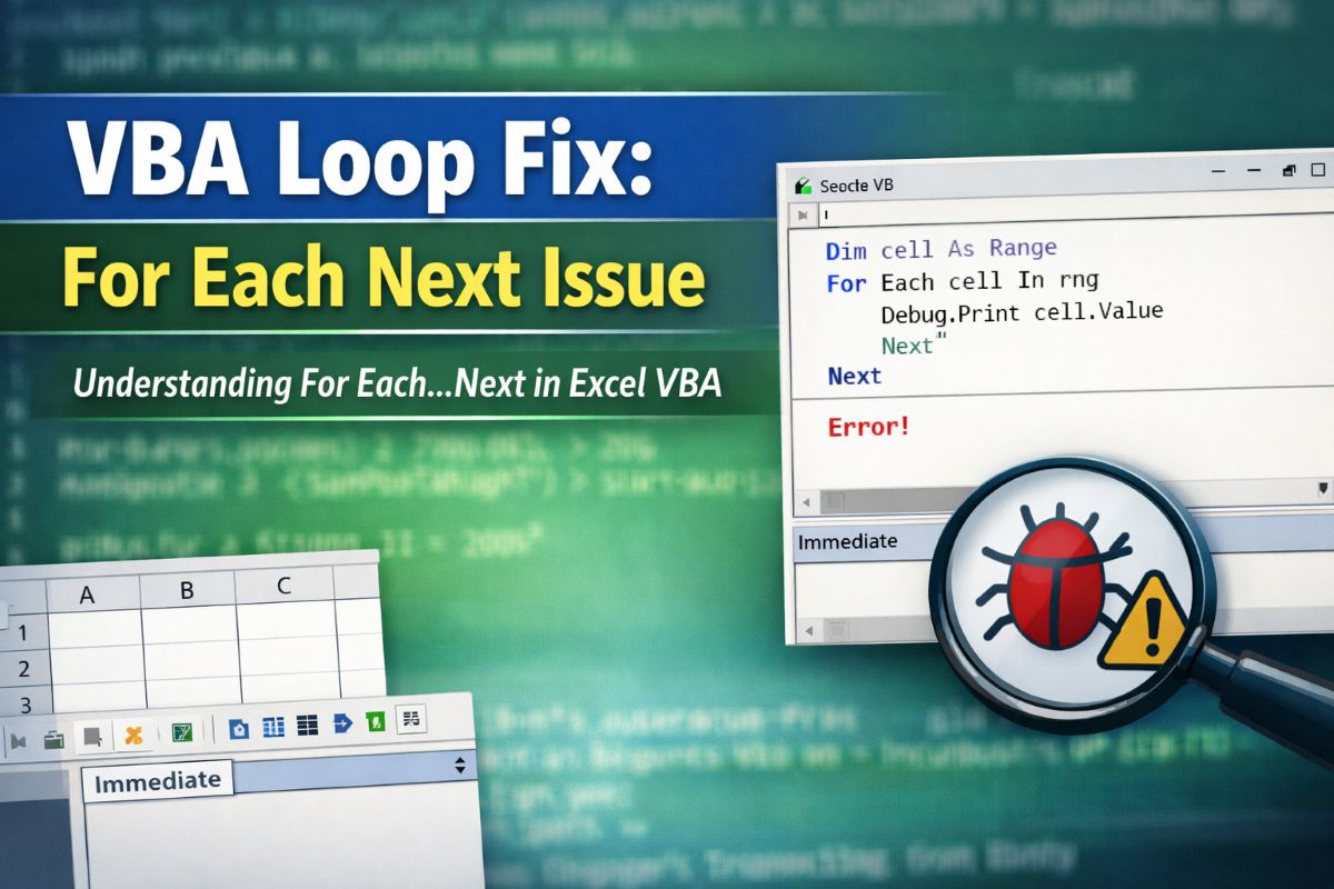Loop ด้วย For Each Next ด้วย VBA (ซ่อม Live) - Snasui Enterprise Solutions